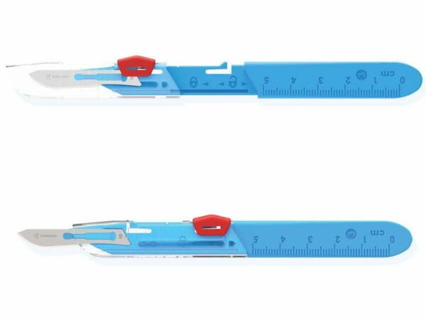 Bisturi di sicurezza monouso sterili - 10 pezzi - immagine 2